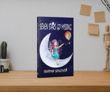 Seven Stars Go Missing, cover,  A Children Book by Swapna Sanchita. (Bestseller 2021), Damick Publications
